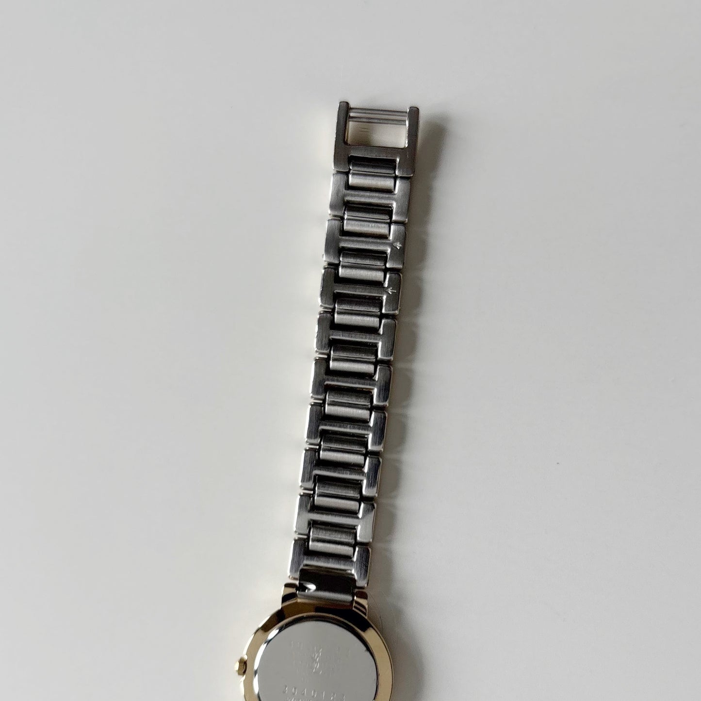 Yves Saint Laurent 1990s Round Dial Two Tone Watch