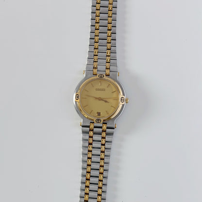 Gucci 1990s Date Round Dial Two Tone (Large)