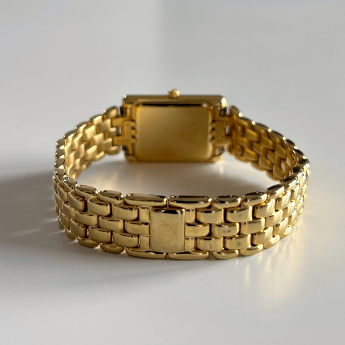 Gucci 1990s Tank Gold Plated Watch