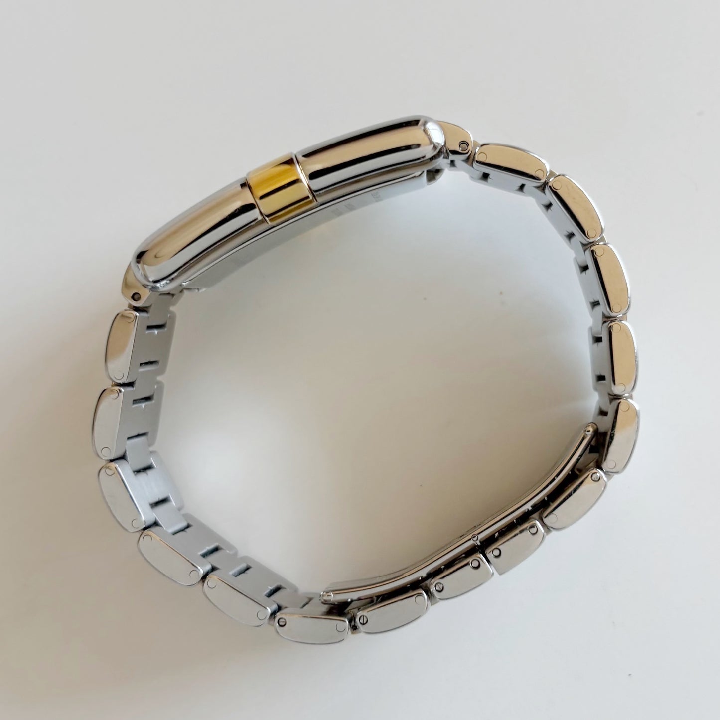 Yves Saint Laurent 1990s Two Tone Tank Watch (Large)