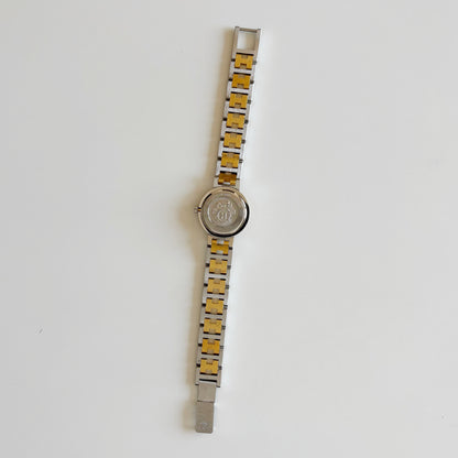 Hermes 1990s Clipper Two Tone Watch