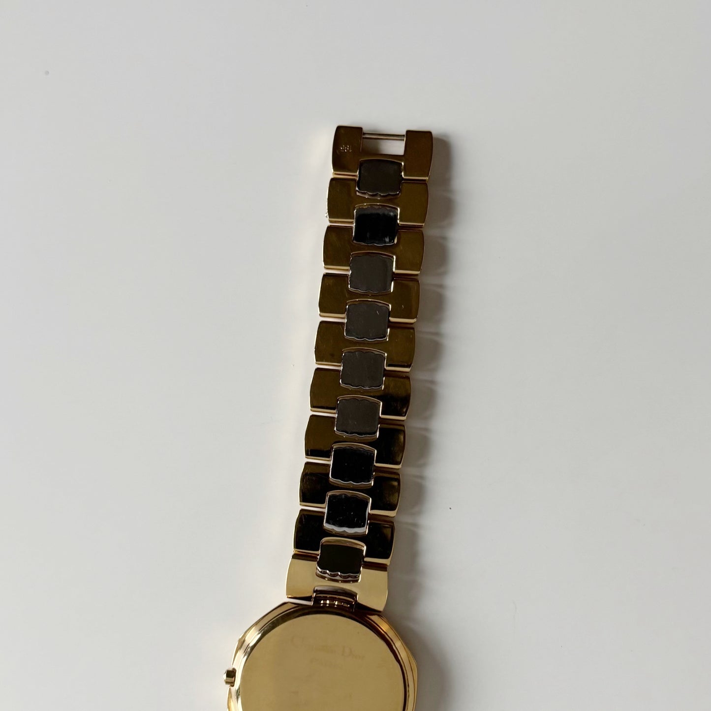 Dior 1990s Octagon Date Dial Two Tone Watch (Large) (5/31)