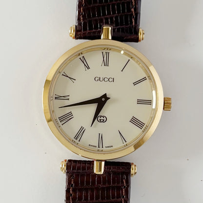 Gucci 1990s Round Dial Sherry Watch (Large)