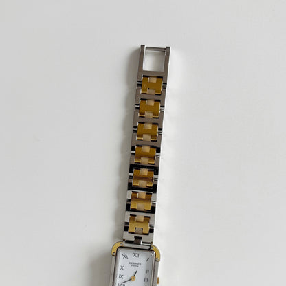Hermes 1990s Croisier Two Tone Watch