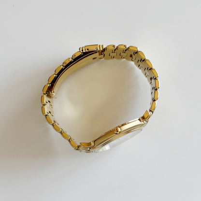 Dior 1990s Date Round Dial Gold Plated Watch (Large)