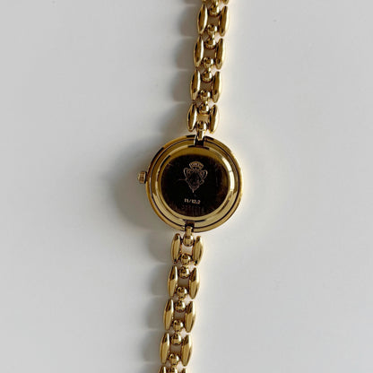 Gucci 1990s Interchangeable Bezel Gold Plated Watch with 6 bezels, case (160mm)