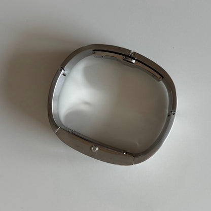 Gucci 1990s Silver Stainless steel Bangle Watch