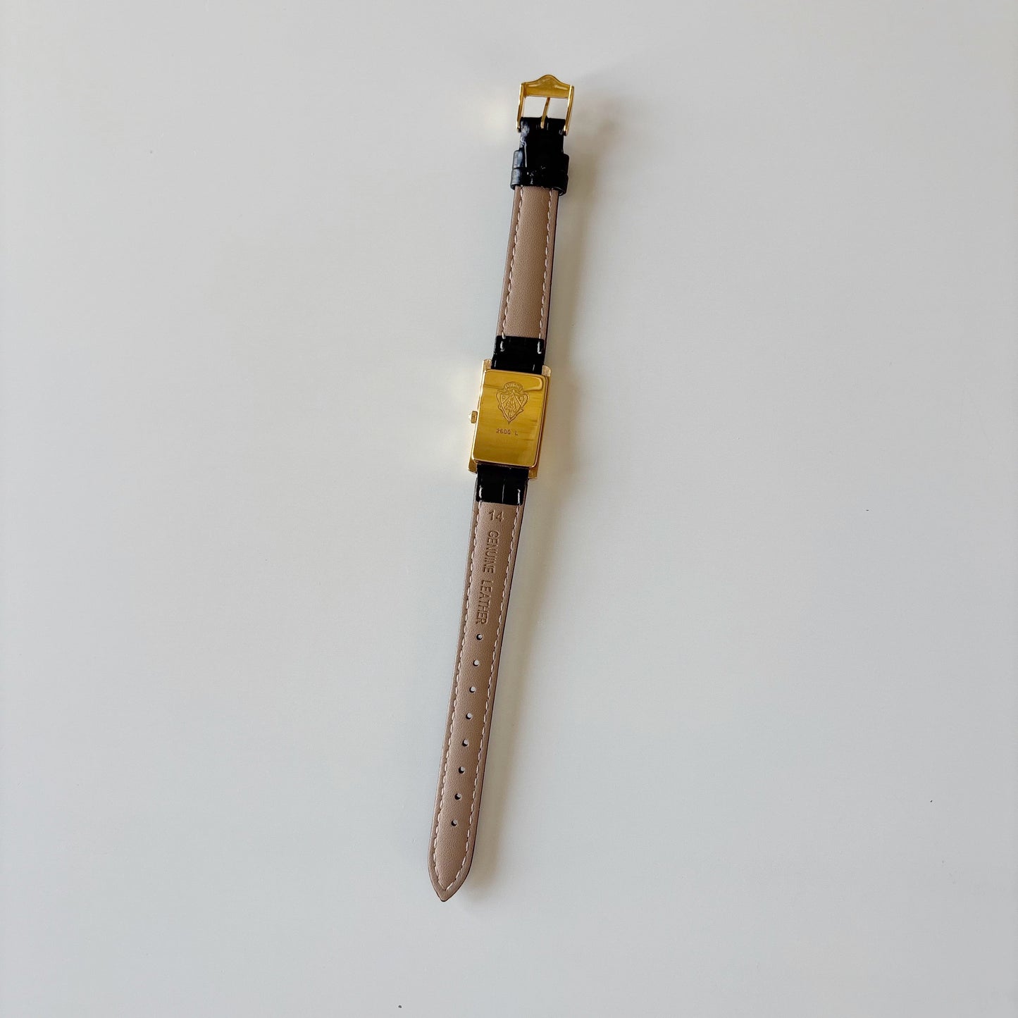 Gucci 1990s Tank Gold Plated Watch