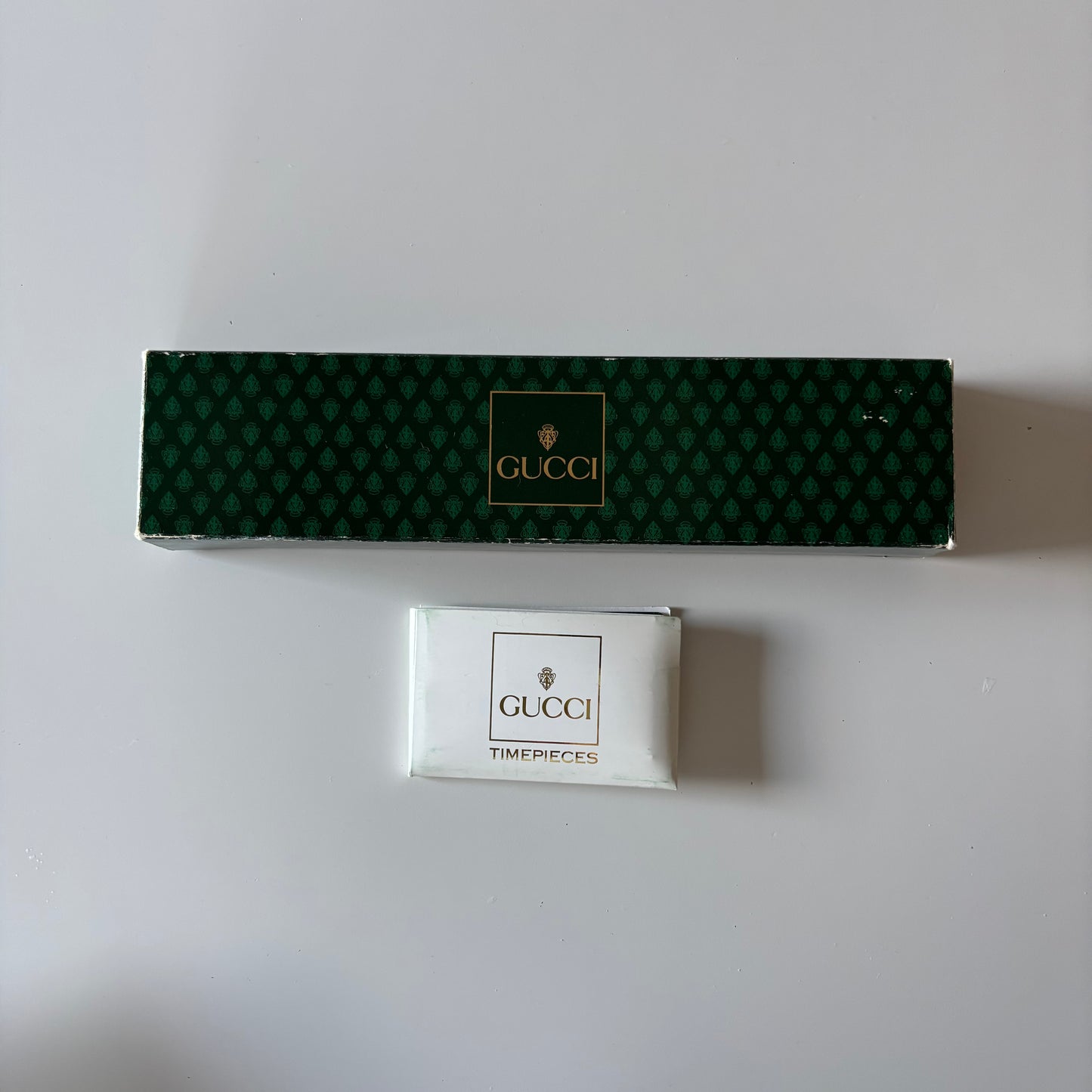 Gucci 1990s Date Round Dial Gold Plated Watch