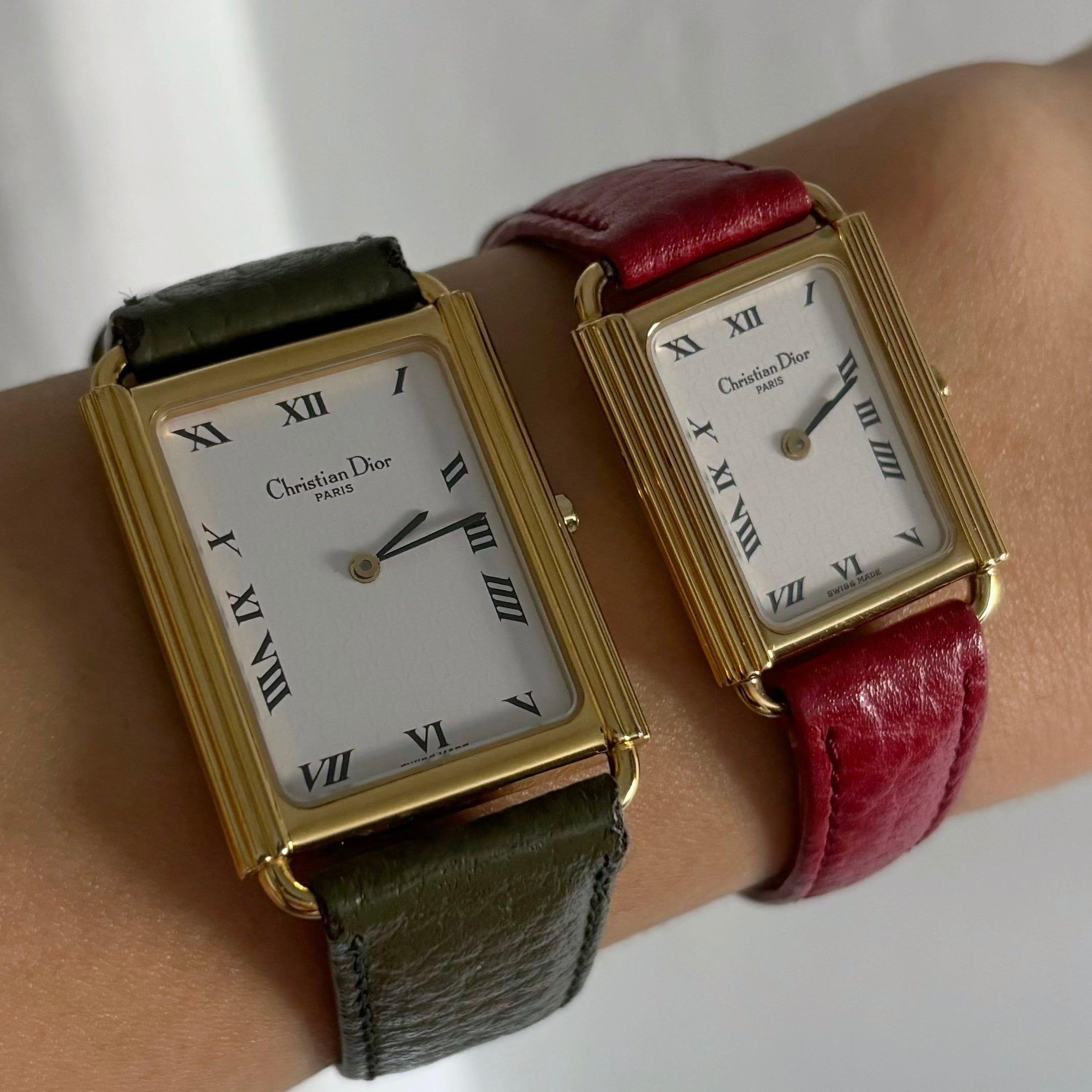 Dior 1990s CD Logo Dial Tank Watch – Lorinaté