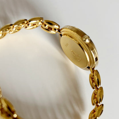 Gucci 1990s Interchangeable Bezel Gold Plated Watch with 6 bezels, case (167mm)