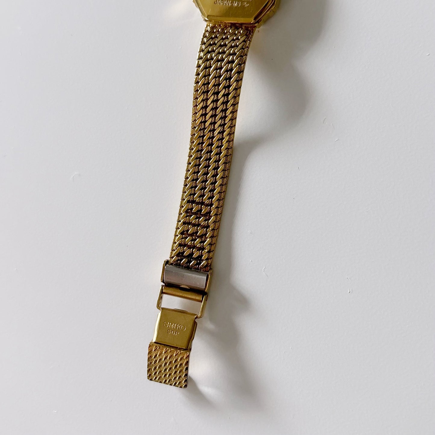 Vintage Seiko Exceline Gold Plated Square Watch