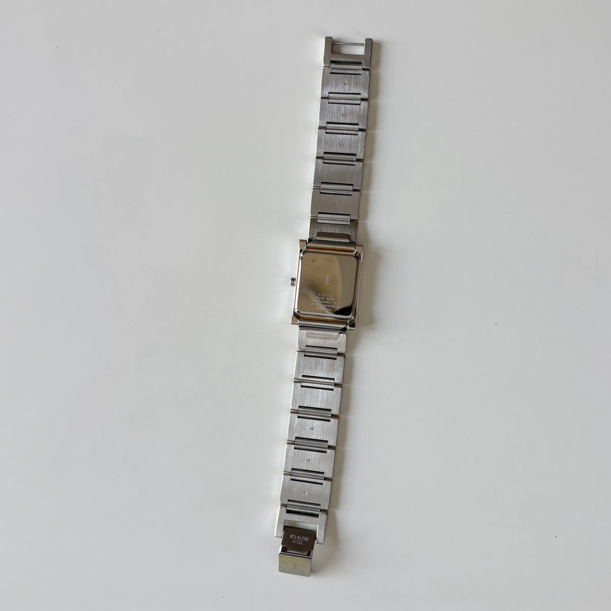 Yves Saint Laurent Square Dial Gold Plated Two Tone Watch