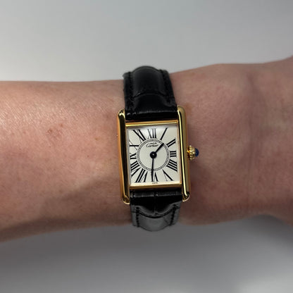 Cartier 1990 Must de Tank Opaline Watch (SM)