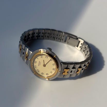 Hermes 1990s Olympia Two Tone Watch