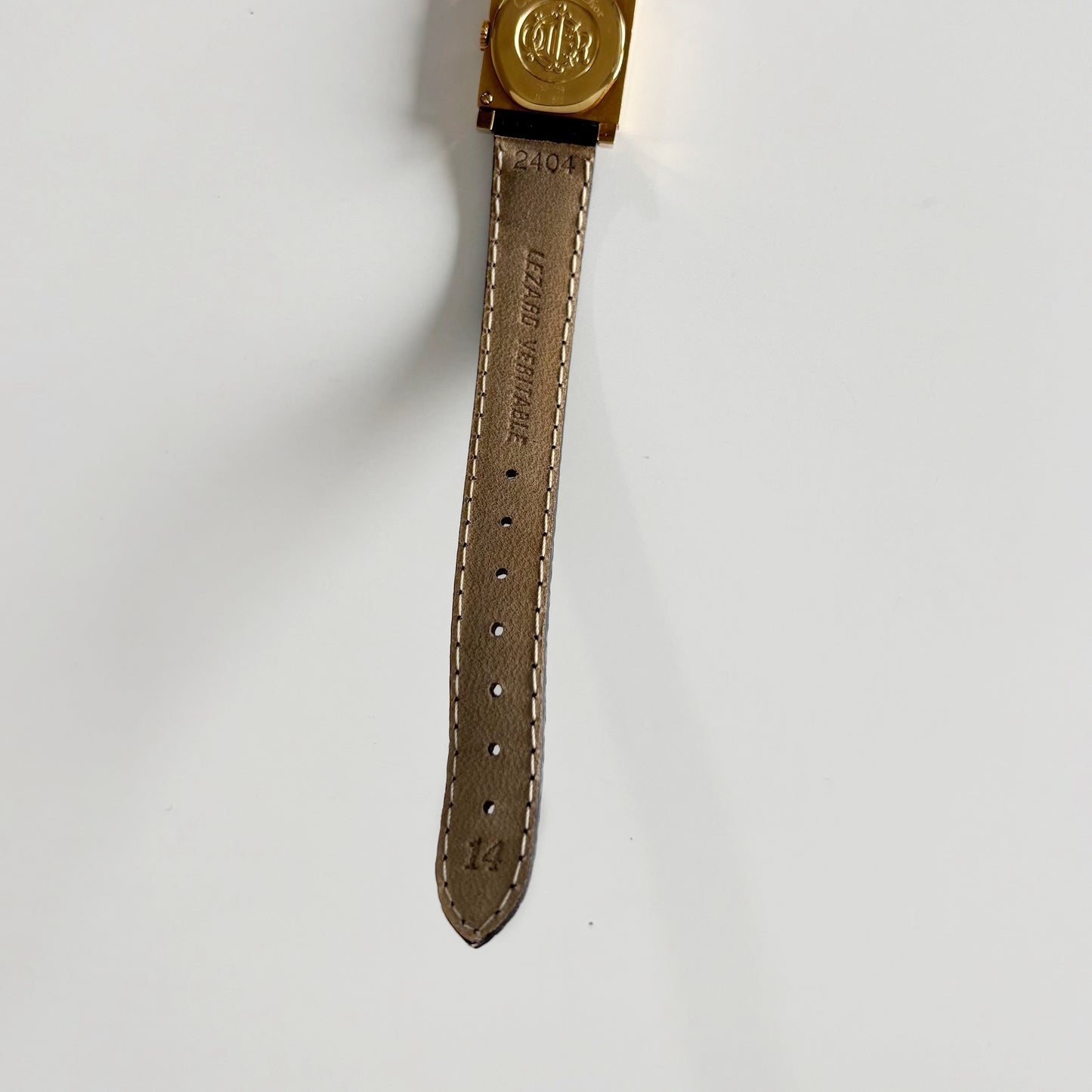 Dior 1990s La Parisienne Interchangeable Strap Gold Plated Watch with 3 straps, case