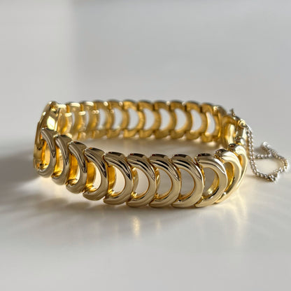 Dior 1990s Oval Gold Plated Watch