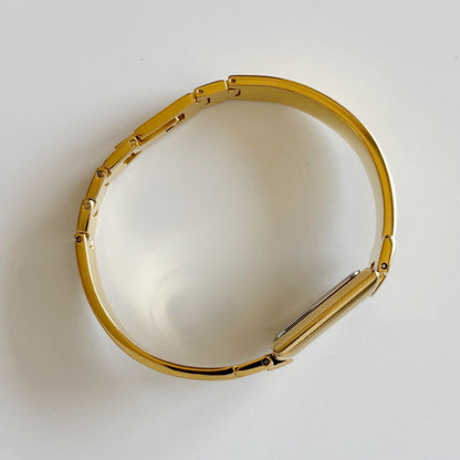 Givenchy 1990s Gold Plated Bangle Watch
