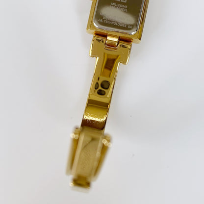 Givenchy 1990s Gold Plated Bangle Watch