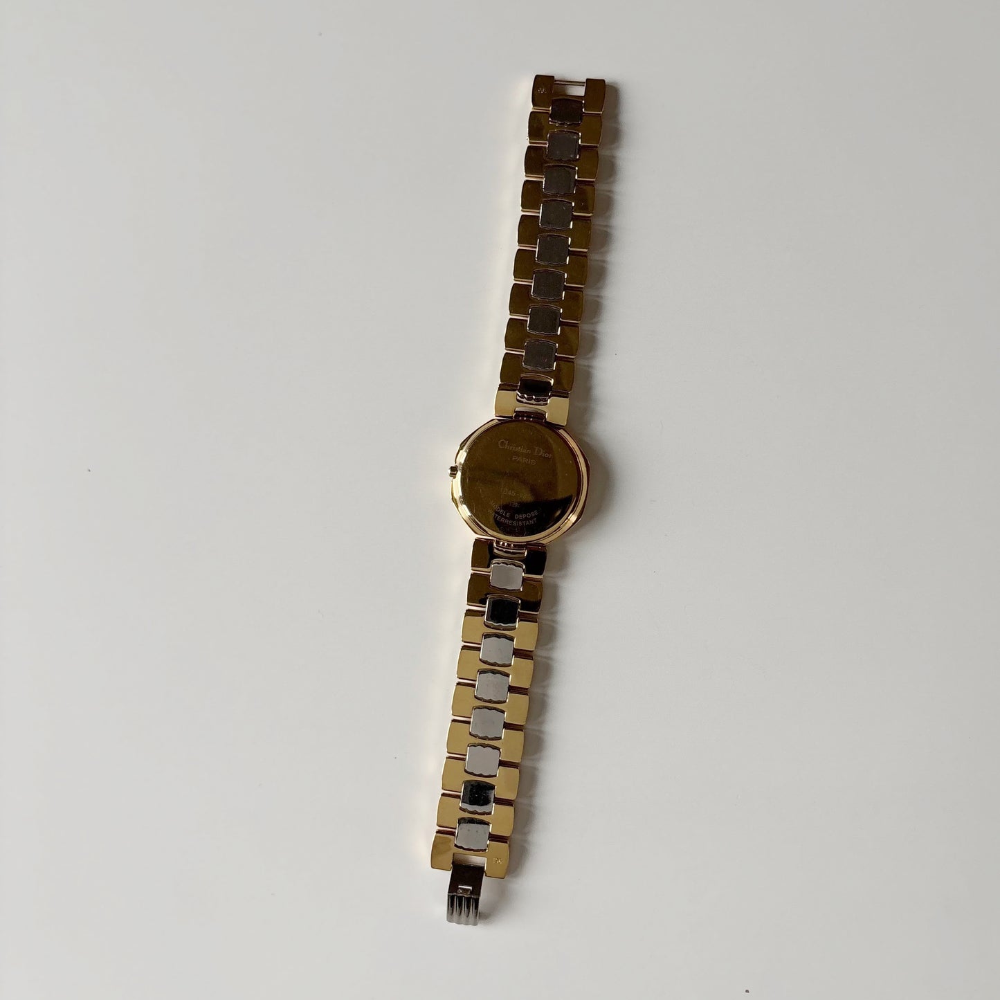 Dior 1990s Octagon Date Dial Two Tone Watch (Large) (5/31)