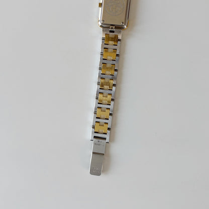 Hermes 1990s Croisier Two Tone Watch