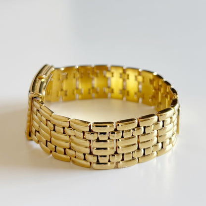 Dior 1990s Tank Gold Plated Watch