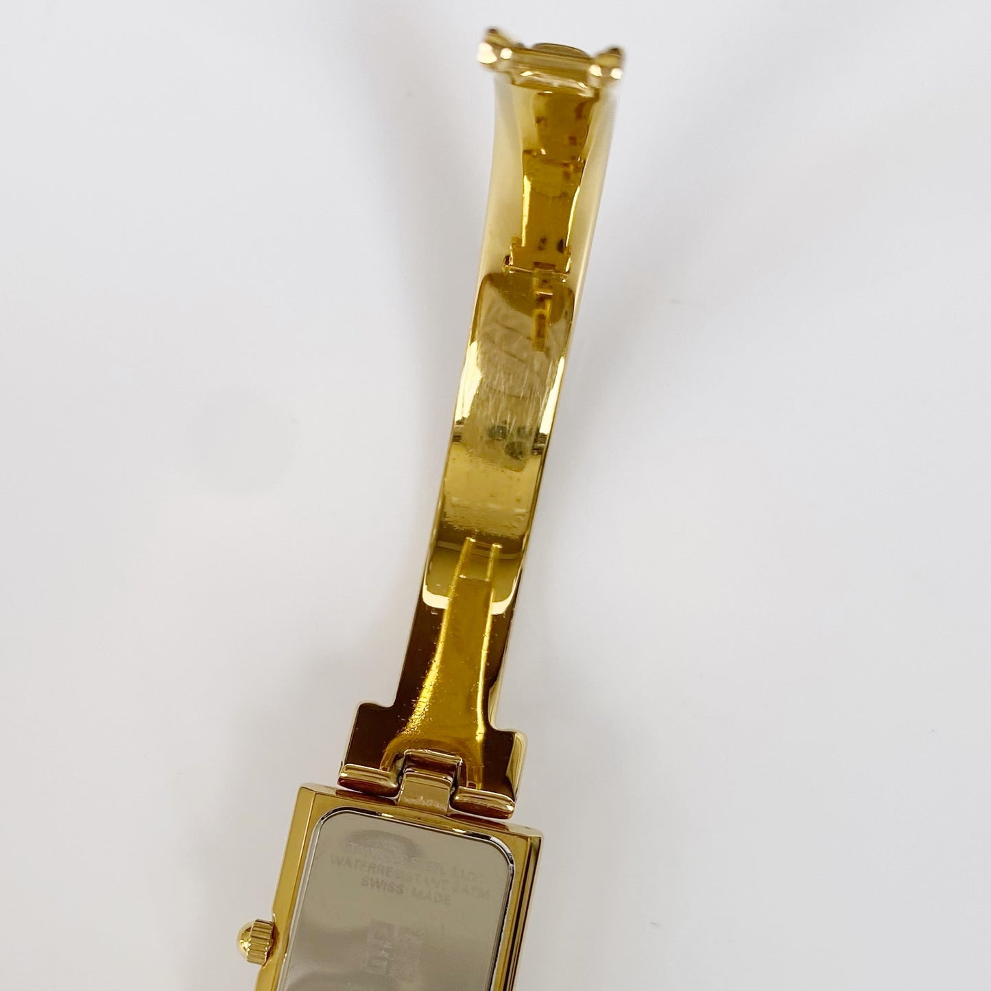 Givenchy 1990s Gold Plated Bangle Watch