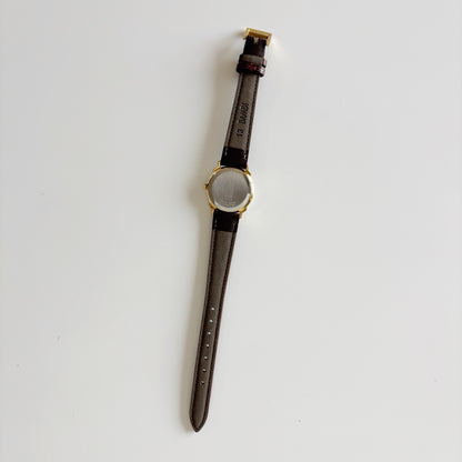 Dior 1990s Round Dial Date Two Tone Watch