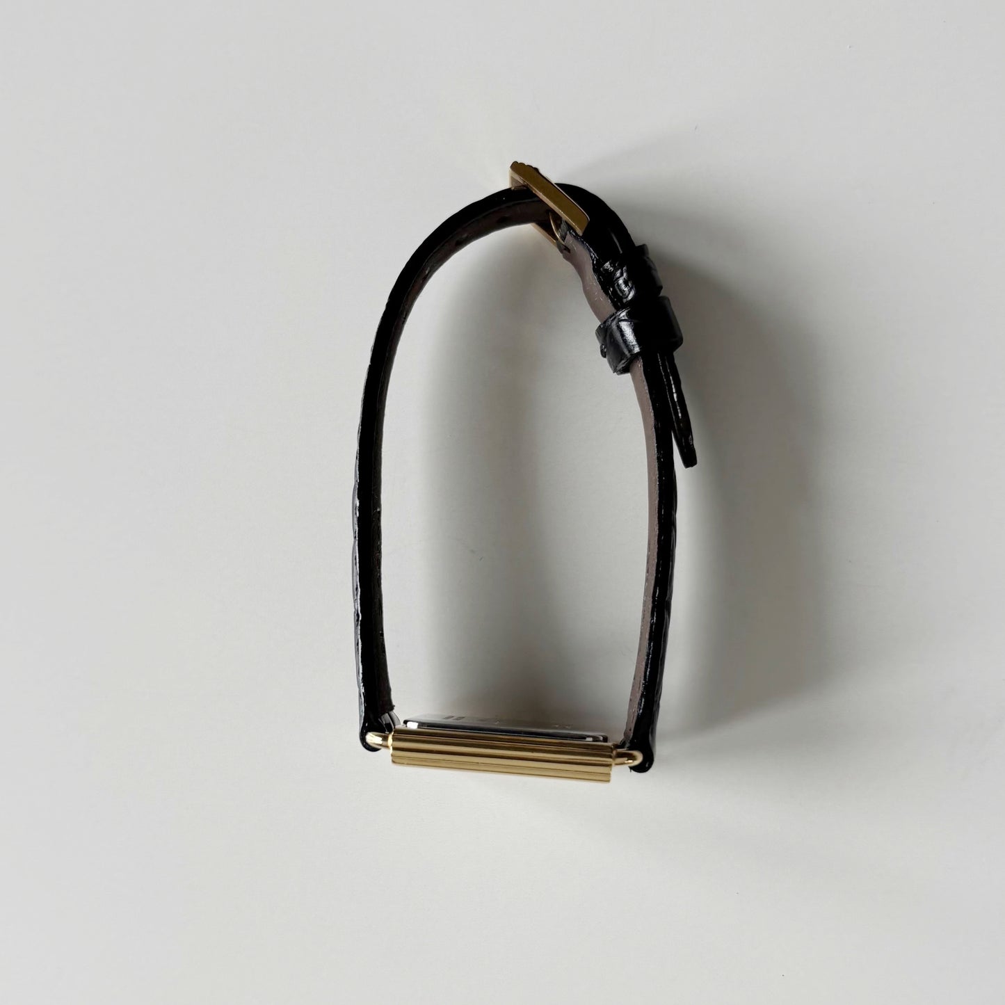 Dior 1990s CD Logo Tank Gold Plated Watch