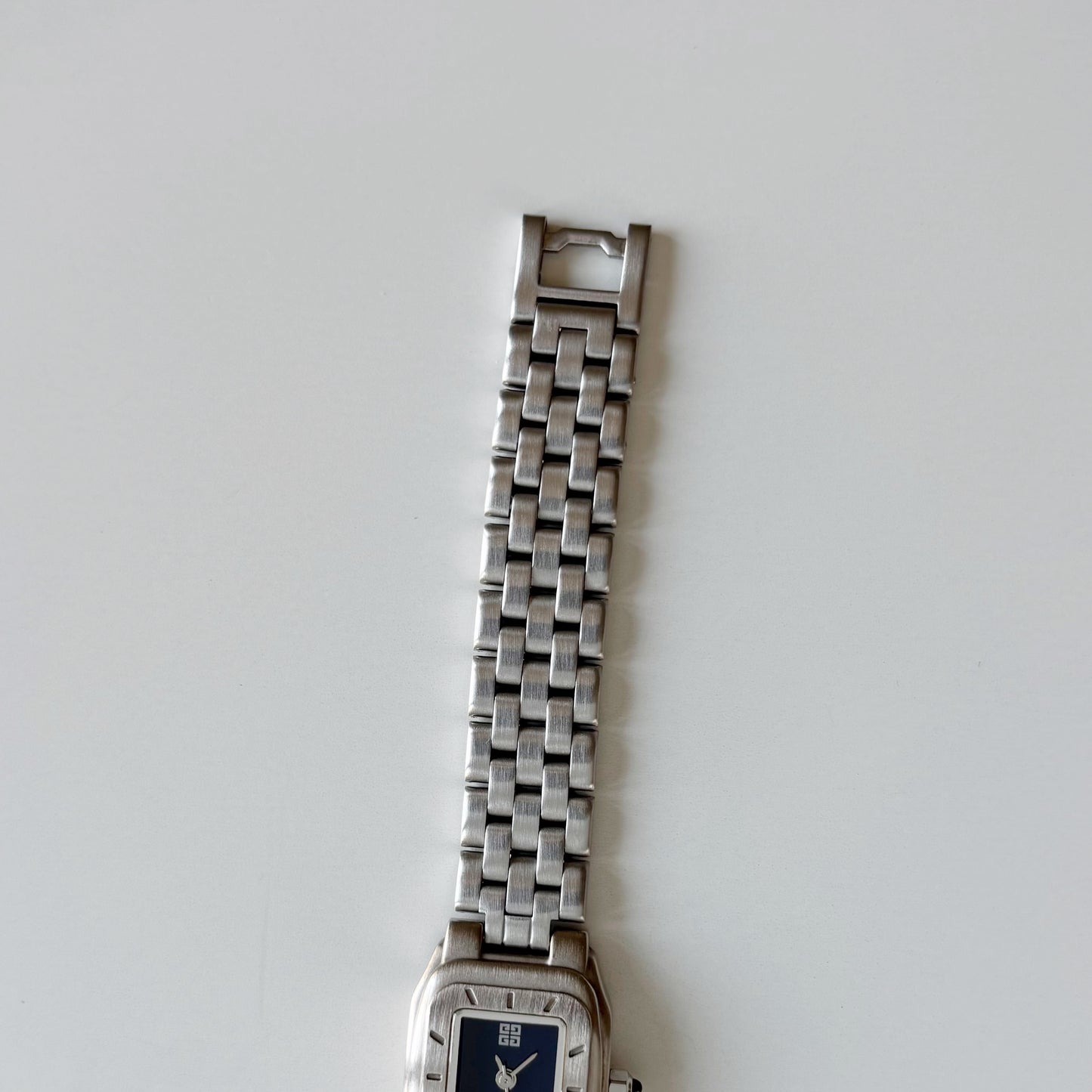 Givenchy 1990s Black Dial Silver Watch