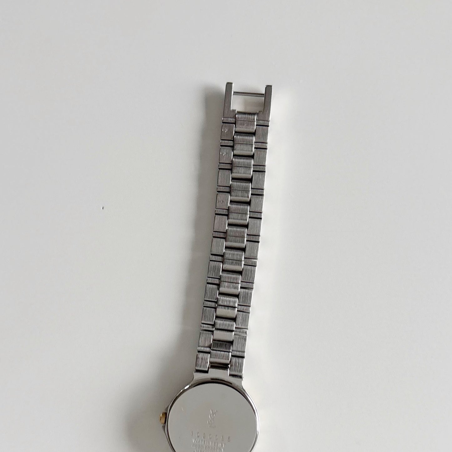 Yves Saint Laurent 1990s Round Dial Two Tone Watch