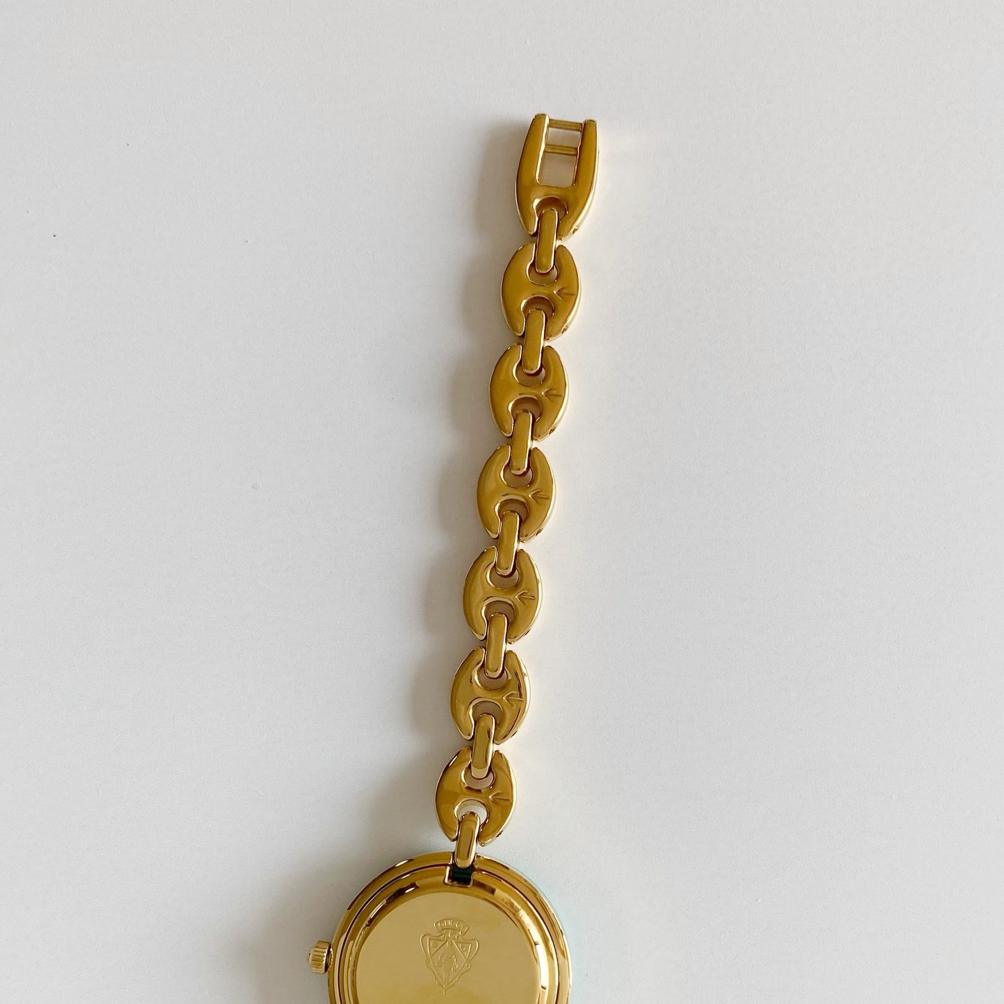 Gucci 1990s Interchangeable Bezel Gold Plated Watch with  6 bezels, case (167mm)