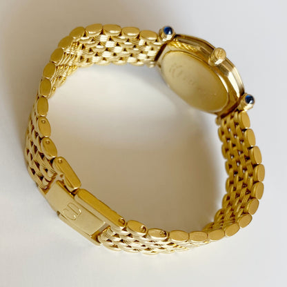 Dior 1990s Octagon Gold Plated Watch