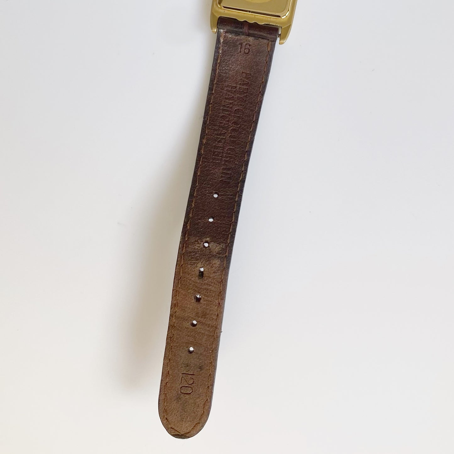 Yves Saint Laurent 1980s Tank Leather Watch