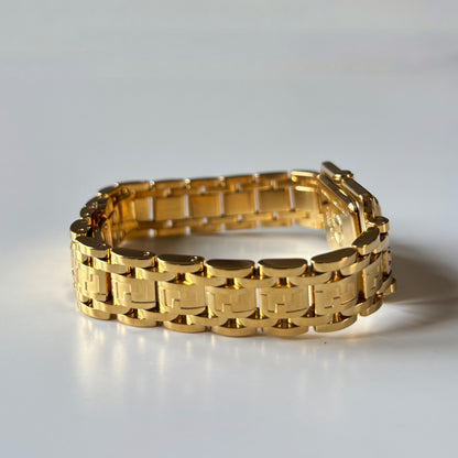 Fendi 1990s Tank Gold Plated Watch Limited Edition (only 2,500 pieces made)