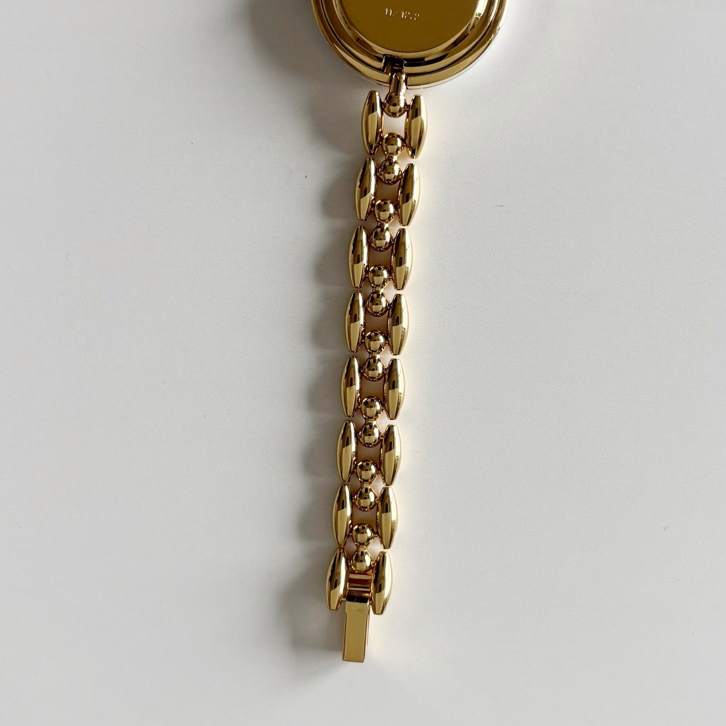 Gucci 1990s Interchangeable Bezel Gold Plated Watch with 6 bezels, case (160mm)