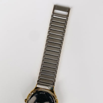 Yves Saint Laurent 1990s Date Two Tone Watch