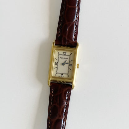 Yves Saint Laurent 1990s Tank Watch