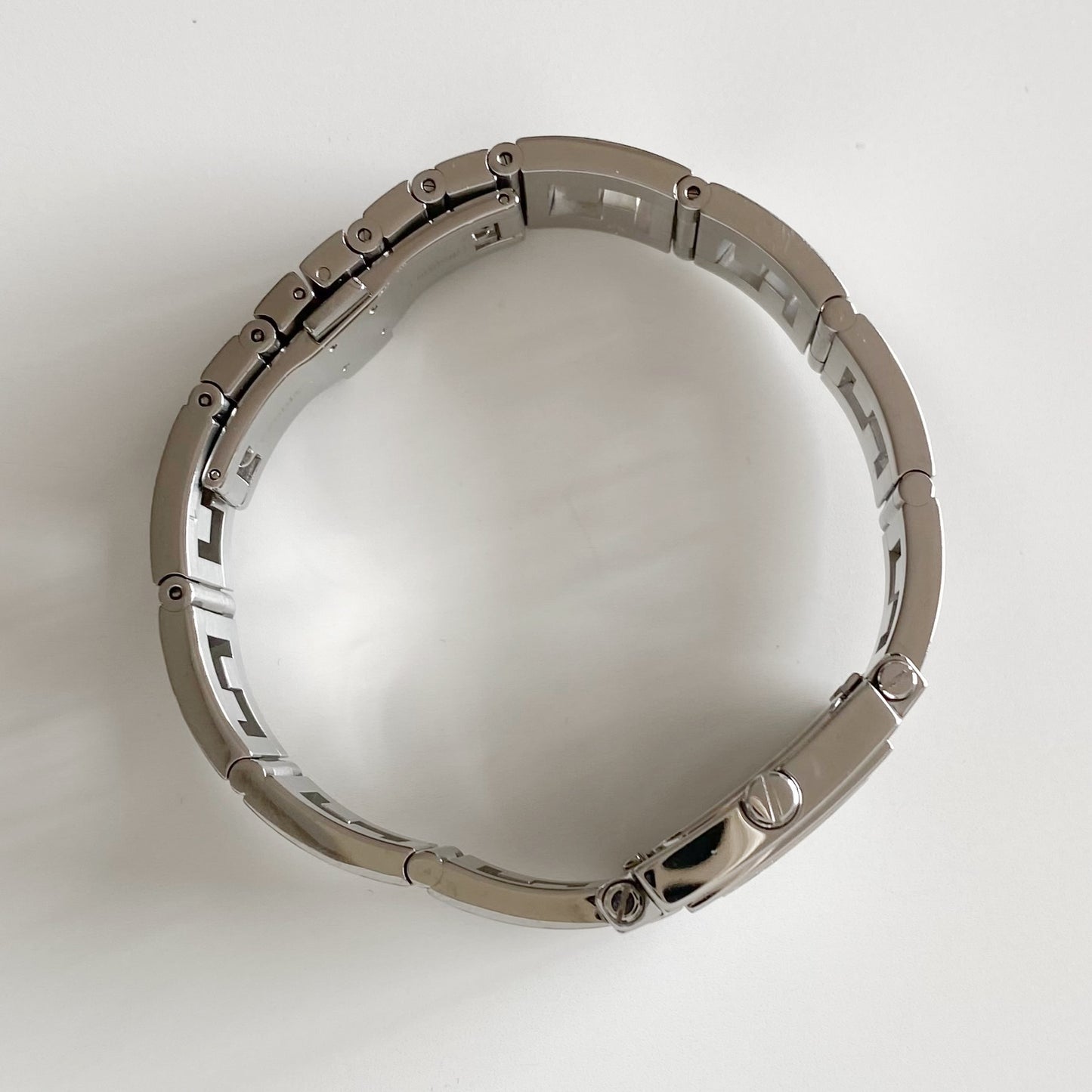 Fendi 1990s Square Dial Stainless steel Watch