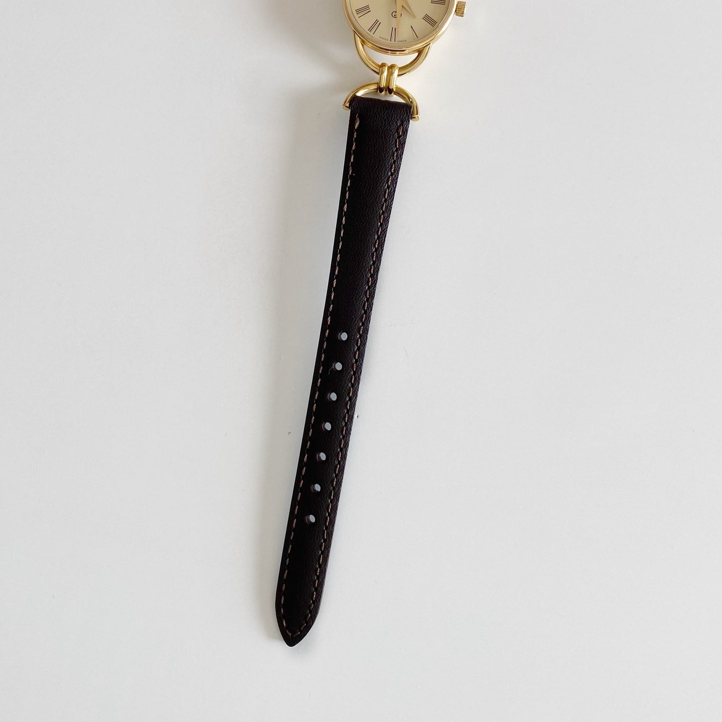 Gucci 1990s Gold Plated Horsebit Watch