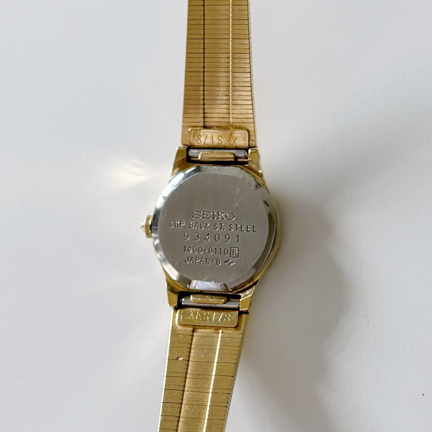 Vintage Seiko Round Gold Plated Watch