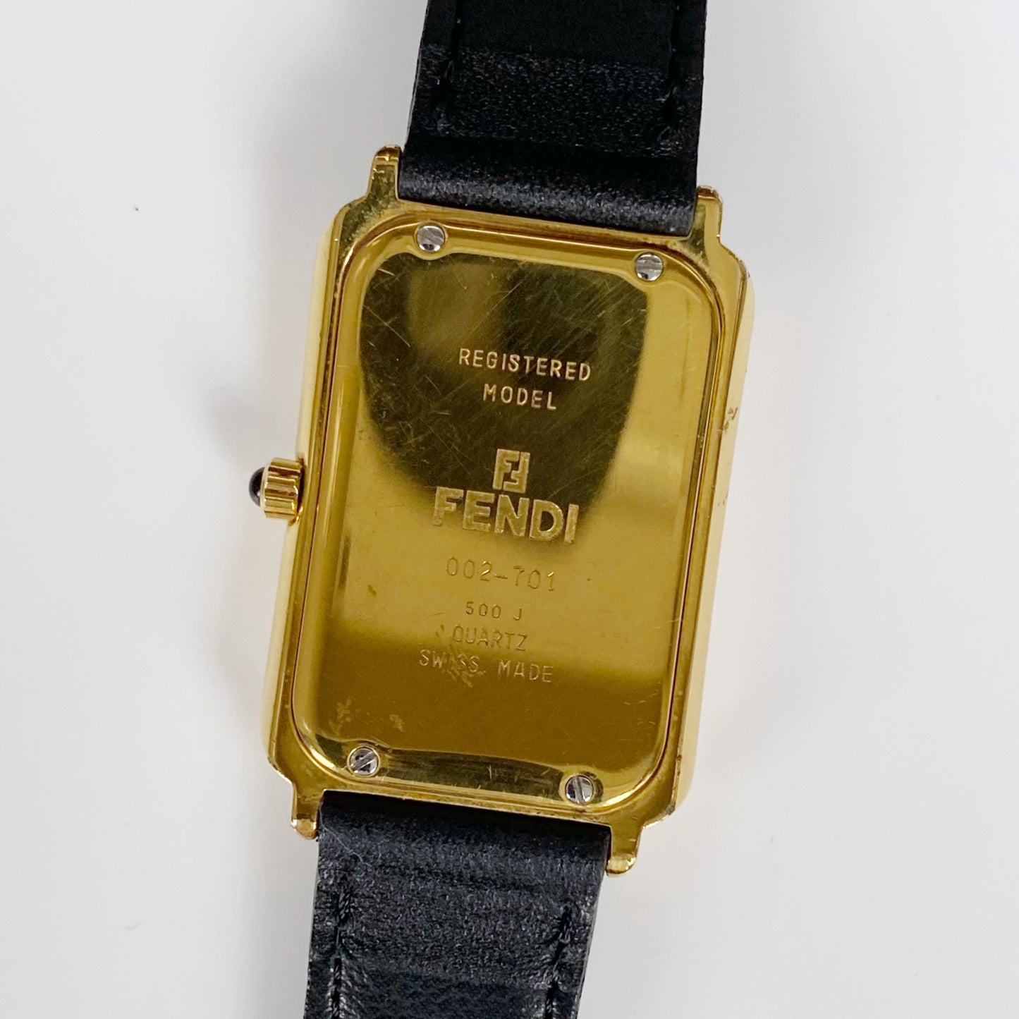 Fendi 1990s Tank Watch