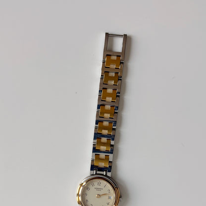 Hermes 1990s Windsor Two Tone Watch