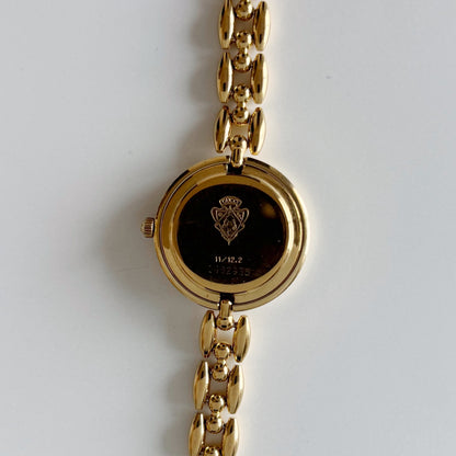 Gucci 1990s Interchangeable Bezel Gold Plated Watch with 6 bezels, case (160mm)