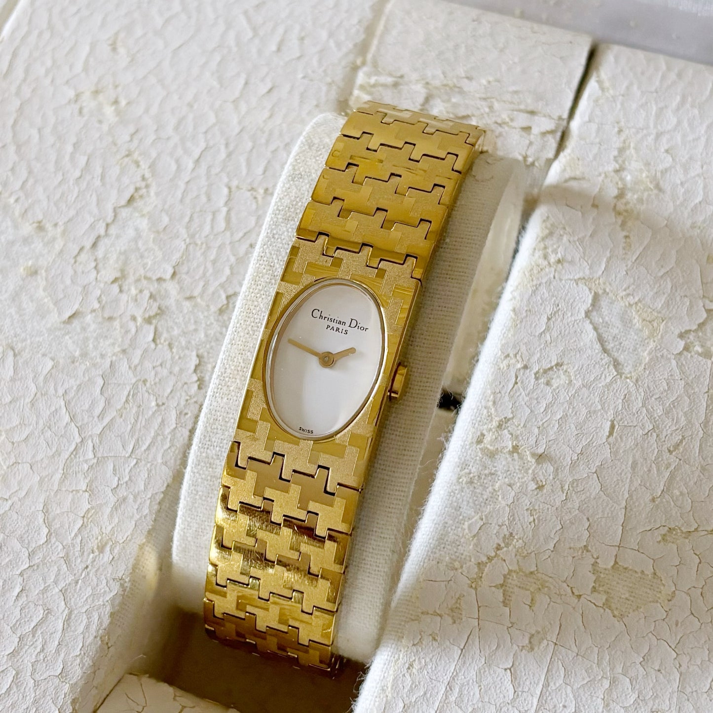 Dior Early 2000s Miss Dior Gold Plated Watch