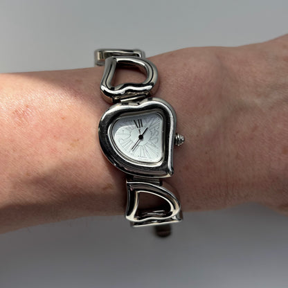 Yves Saint Laurent 1990s Heart shaped Watch