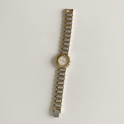 Yves Saint Laurent 1990s Two Tone Watch