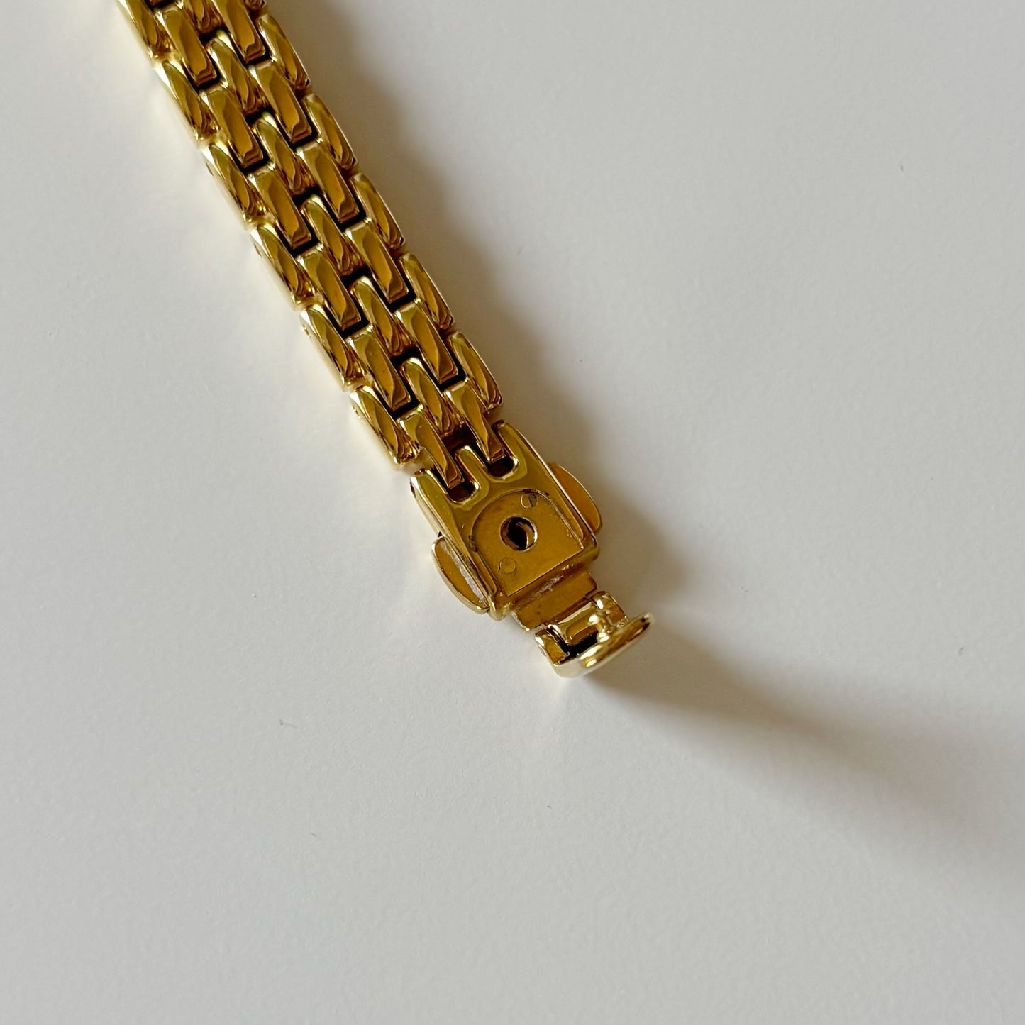 Yves Saint Laurent 1990s Oval Dial Gold Plated Watch