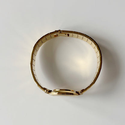 Dior 1990s Round Dial Gold Plated Watch