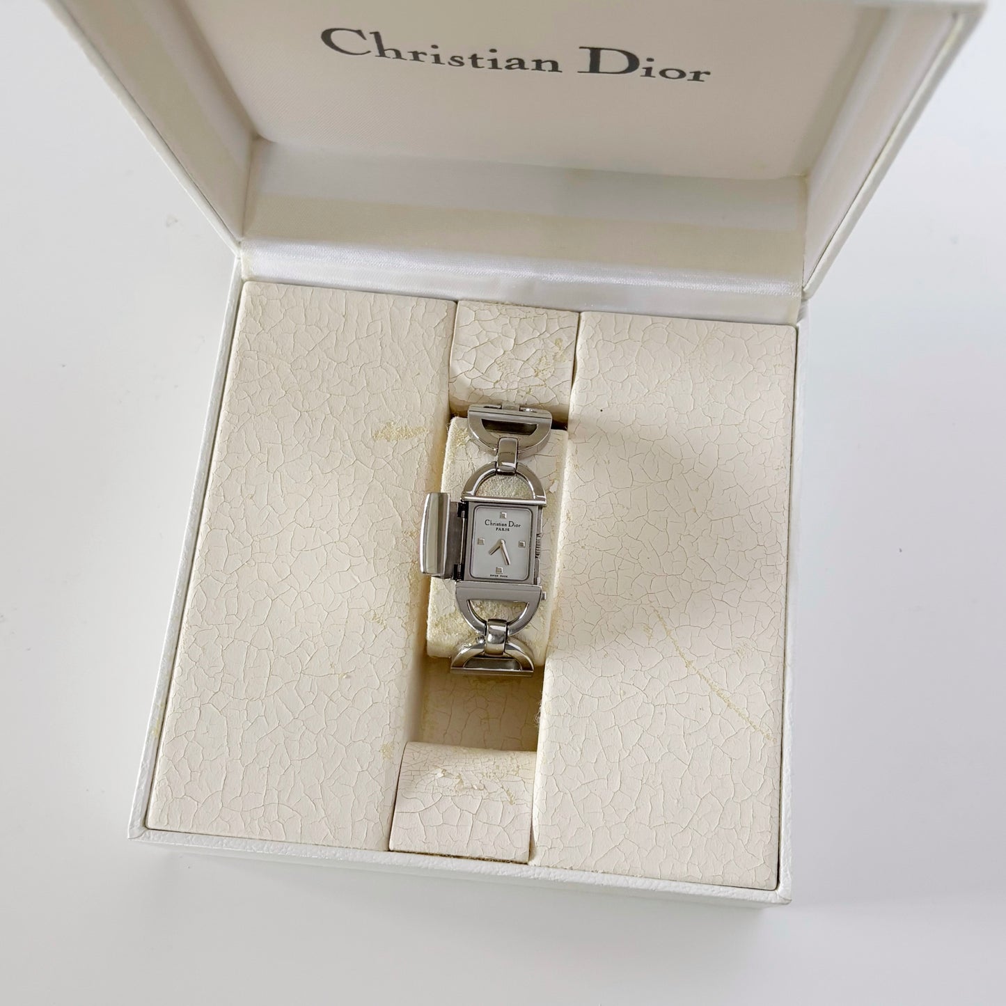 Dior Early 2000s Pandior Stainless steel Watch